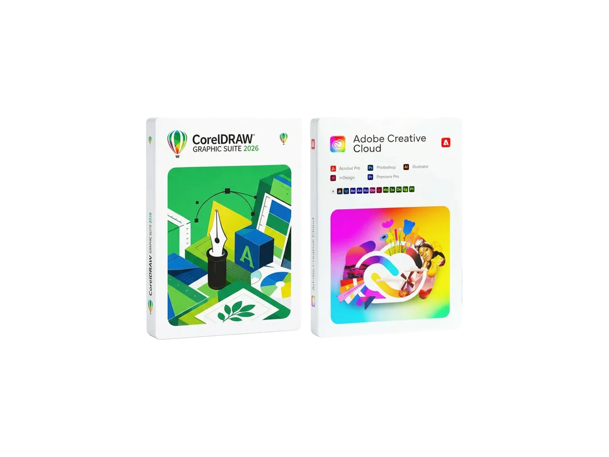 CorelDRAW Graphics Suite 2026 + Adobe Creative Cloud