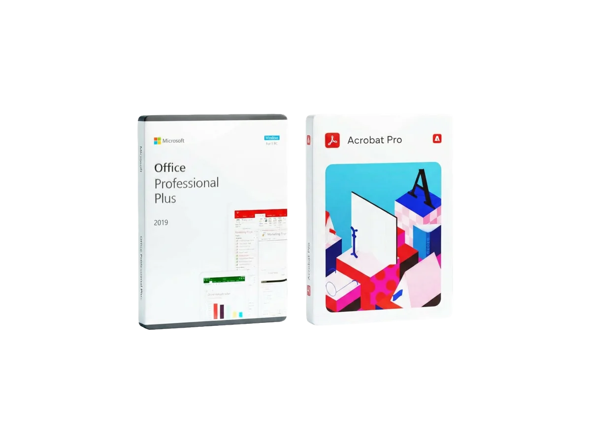 Microsoft Office 2019 Professional Plus + Adobe Acrobat Pro 2020
