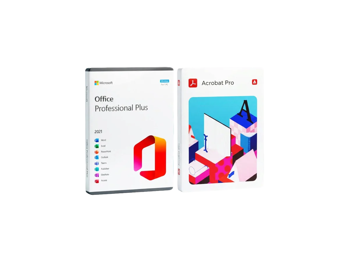 Microsoft Office 2021 Professional Plus + Adobe Acrobat Pro 2020