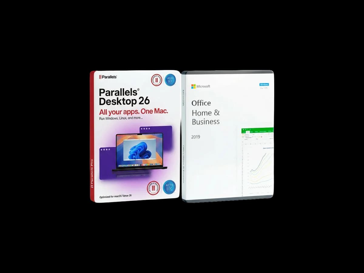 Parallels Desktop 26 Standard + Microsoft Office 2019 Home & Business
