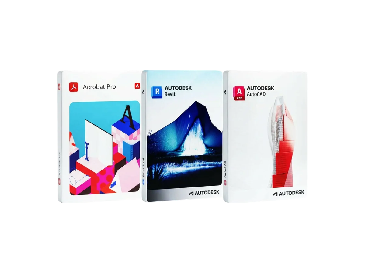Adobe Acrobat Pro 2020 + Revit + AutoCAD